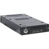 Icy Dock MB833M2K-B contenitore di unità di archiviazione Box esterno SSD Nero M.2, Inquadramento Nero, Box esterno SSD, M.2, SAS, 32 Gbit/s, Nero