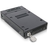 Icy Dock MB833M2K-B contenitore di unità di archiviazione Box esterno SSD Nero M.2, Inquadramento Nero, Box esterno SSD, M.2, SAS, 32 Gbit/s, Nero