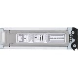 Icy Dock MB840M2P-B scheda di interfaccia e adattatore Interno M.2, Telaio di montaggio Nero/Argento, PCIe, M.2, PCIe 3.0, Nero, Argento, Passivo, 32 Gbit/s
