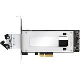 Icy Dock MB840M2P-B scheda di interfaccia e adattatore Interno M.2, Telaio di montaggio Nero/Argento, PCIe, M.2, PCIe 3.0, Nero, Argento, Passivo, 32 Gbit/s