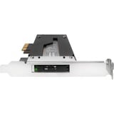 Icy Dock MB840M2P-B scheda di interfaccia e adattatore Interno M.2, Telaio di montaggio Nero/Argento, PCIe, M.2, PCIe 3.0, Nero, Argento, Passivo, 32 Gbit/s