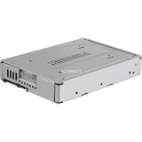 Icy Dock MB982IP-1S-1 docking station per unità di archiviazione Argento, Telaio di montaggio argento, HDD, SSD, SATA, 2.5", 6 Gbit/s, Argento, SECC