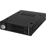 Icy Dock MB992SK-B docking station per unità di archiviazione, Inquadramento Nero, HDD, SSD, SATA, Seriale ATA II, Serial ATA III, 2.5", 6 Gbit/s, Metallo, HDD, Potenza