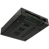 Icy Dock MB992SK-B docking station per unità di archiviazione, Inquadramento Nero, HDD, SSD, SATA, Seriale ATA II, Serial ATA III, 2.5", 6 Gbit/s, Metallo, HDD, Potenza