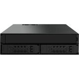 Icy Dock MB994IPO-3SB pannello drive bay 2x 2,5" Vassoio per unità di memorizzazione Nero, Inquadramento Nero, 2x 2,5", Vassoio per unità di memorizzazione, Nero, 1 ventola(e), 4 cm, 6 Gbit/s