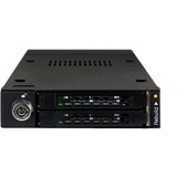 Icy Dock ToughArmor 2.5" Enclosure HDD/SSD Nero, Inquadramento Nero, 2.5", Seriale ATA II, 7,9.5 mm, 0, 1, BIG, JBOD, Enclosure HDD/SSD, Nero