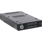 Icy Dock ToughArmor MB834M2K-B Box esterno SSD Nero M.2, Inquadramento Nero, Box esterno SSD, M.2, SAS, 32 Gbit/s, Hot-swap, Nero