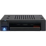 Icy Dock flexiDOCK MB521SP-B Nero, Inquadramento Nero, Nero, Metallo, Plastica, 15 mm, 6 Gbit/s, HDD, Potenza, CE, REACH