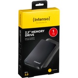 Intenso Memory Drive, 1TB disco rigido esterno 1000 GB Nero, Hard-disk Nero, 1TB, 1000 GB, 2.5", 3.2 Gen 1 (3.1 Gen 1), 5400 Giri/min, Nero