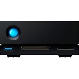 LaCie 1big Dock disco rigido esterno 8000 GB Nero, Hard-disk Nero, 8000 GB, 3.5", 3.2 Gen 1 (3.1 Gen 1), 7200 Giri/min, Nero