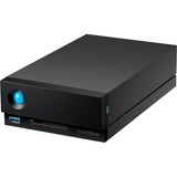LaCie 1big Dock disco rigido esterno 8000 GB Nero, Hard-disk Nero, 8000 GB, 3.5", 3.2 Gen 1 (3.1 Gen 1), 7200 Giri/min, Nero