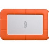 LaCie Rugged Mini 5 TB, Hard-disk argento/Orange