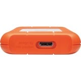LaCie Rugged Mini 5 TB, Hard-disk argento/Orange