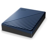 WD My Passport Ultra disco rigido esterno 5000 GB Blu, Hard-disk blu/Nero, 5000 GB, 3.2 Gen 1 (3.1 Gen 1), Blu