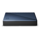WD My Passport Ultra disco rigido esterno 5000 GB Blu, Hard-disk blu/Nero, 5000 GB, 3.2 Gen 1 (3.1 Gen 1), Blu