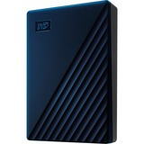 WD My Passport for Mac disco rigido esterno 4000 GB Blu, Hard-disk blu/Nero, 4000 GB, 3.2 Gen 1 (3.1 Gen 1), Blu