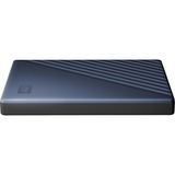 WD WDBC3C0020BBL-WESN disco rigido esterno 2000 GB Nero, Blu, Hard-disk blu/Nero, 2000 GB, 3.2 Gen 1 (3.1 Gen 1), Nero, Blu