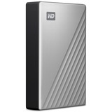WD WDBFTM0040BSL-WESN disco rigido esterno 4000 GB Argento, Hard-disk argento/Nero, 4000 GB, 3.2 Gen 1 (3.1 Gen 1), Argento