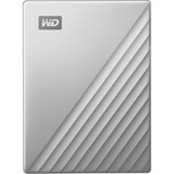 WD WDBFTM0040BSL-WESN disco rigido esterno 4000 GB Argento, Hard-disk argento/Nero, 4000 GB, 3.2 Gen 1 (3.1 Gen 1), Argento