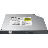 ASUS SDRW-08U1MT lettore di disco ottico Interno DVD-RW Nero, Masterizzatore DVD Nero, Nero, Vassoio, Orizzontale, Computer portatile, DVD-RW, SATA, Vendita al dettaglio