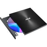 ASUS ZenDrive U9M lettore di disco ottico DVD±RW Nero, masterizzatore DVD esterno Nero, Nero, Vassoio, Orizzontale, Computer portatile, DVD±RW, USB 2.0