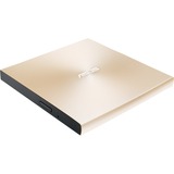 ASUS ZenDrive U9M lettore di disco ottico DVD±RW Oro, masterizzatore DVD esterno oro, Oro, Vassoio, Orizzontale, Computer portatile, DVD±RW, USB 2.0