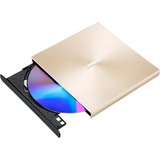 ASUS ZenDrive U9M lettore di disco ottico DVD±RW Oro, masterizzatore DVD esterno oro, Oro, Vassoio, Orizzontale, Computer portatile, DVD±RW, USB 2.0