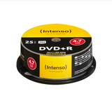 Intenso DVD+R 4.7GB, 16x 4,7 GB 25 pz, Supporti vergini DVD 16x, DVD+R, 120 mm, Scatola per torte, 25 pz, 4,7 GB
