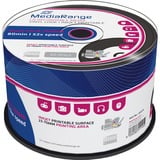 MediaRange CD-R 700MB 50 pz, CD supporti vergine 52x, CD-R, 120 mm, 700 MB, Fuso, 50 pz