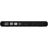 Verbatim Slimline CD/DVD lettore di disco ottico DVD-RW Nero, masterizzatore DVD esterno Nero, Nero, Orizzontale, Computer portatile, DVD-RW, USB 2.0, CD, CD-R, CD-RW, DVD, DVD+R, DVD+R DL, DVD+RW, DVD-R, DVD-R DL, DVD-RAM, DVD-ROM