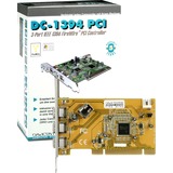 Dawicontrol DC-1394 PCI FireWire Controller scheda di interfaccia e adattatore, Controllore PCI, TI 43AB23, 100 Mbit/s, PC, Cablato, Windows 2003/Vista/2000/XP, Vendita al dettaglio