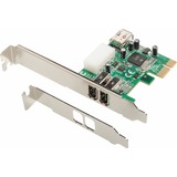 Dawicontrol DC-1394 PCIe scheda di interfaccia e adattatore, Controllore PCIe, 400 Mbit/s, Cablato, Microsoft Windows 2000/XP/Vista/2003, Bulk