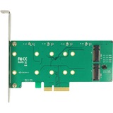 DeLOCK 89536 scheda di interfaccia e adattatore Interno M.2, Controller Serial ATA PCIe, M.2, 6 Gbit/s, 0, 1, Windows 10 Education, Windows 10 Education x64, Windows 10 Enterprise, Windows 10 Enterprise x64,..., Scatola