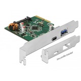 DeLOCK 90299 scheda di interfaccia e adattatore Interno USB 3.2 Gen 1 (3.1 Gen 1), Controller USB PCIe, USB 3.2 Gen 1 (3.1 Gen 1), PCIe 3.0, Cina, Asmedia ASM3142, 10 Gbit/s