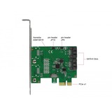 DeLOCK 90392 scheda di interfaccia e adattatore Interno SATA, Scheda RAID PCIe, SATA, PCIe 2.0, 0, 1
