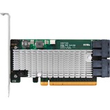 HighPoint SSD7120 controller RAID PCI Express x8 3.0 8 Gbit/s, Scheda RAID PCI Express 3.0, SATA, PCI Express x8, 0, 1, 1+0, JBOD, 8 Gbit/s, Low Profile MD2 Card, CLI, API package