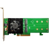 HighPoint SSD7202 controller RAID PCI Express x8 3.0, 4.0 8 Gbit/s, Controllore PCI Express 3.0, PCI Express x8, 3.0, 4.0, 0, 1, 8 Gbit/s, Low-Profile MD2 PCIe AIC