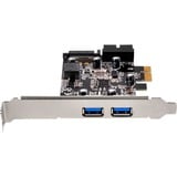 SilverStone EC04-E scheda di interfaccia e adattatore Interno USB 3.2 Gen 1 (3.1 Gen 1), Controller USB PCIe, USB 3.2 Gen 1 (3.1 Gen 1), Nero, 5 Gbit/s, Windows 7 Home Basic, Windows 7 Home Basic x64, Windows 7 Home Premium, Windows 7 Home Premium...