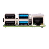 Raspberry Pi Foundation 4 Model B scheda di sviluppo 1,5 MHz BCM2711, Scheda madre verde, 1,5 MHz, BCM2711, 4096 MB, LPDDR4, MicroSD (TransFlash), 2.0/3.2 Gen 1 (3.1 Gen 1)