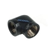 Alphacool 17042 parte e accessorio del sistema di raffreddamento del computer Raccordi, Connessione Nero, Raccordi, Ottone, Nero, 1,8 cm