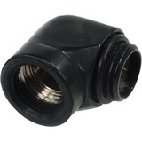 Alphacool 17045 parte e accessorio del sistema di raffreddamento del computer Raccordi, Connessione Nero, Raccordi, Ottone, Nero, 1,6 cm