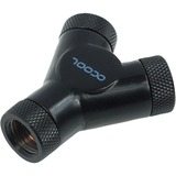 Alphacool 17066 parte e accessorio del sistema di raffreddamento del computer Raccordi, Connessione Nero, Raccordi, Ottone, Nero, 1,8 cm