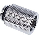 Alphacool 17257 parte e accessorio del sistema di raffreddamento del computer, Estensione cromo, Nichel, Argento, 1/4", Maschio/Femmina, 18 mm, 20 mm, 18 mm