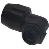 Alphacool 17455 parte e accessorio del sistema di raffreddamento del computer Guarnizione, Connessione Nero, Guarnizione, Ottone, Nero, 1/4", 90°, 27 mm