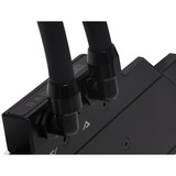 Alphacool 17455 parte e accessorio del sistema di raffreddamento del computer Guarnizione, Connessione Nero, Guarnizione, Ottone, Nero, 1/4", 90°, 27 mm