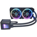Alphacool Eisbaer Aurora 240 Processore Raffreddatore di liquidi tutto in uno 12 cm Nero 1 pz, Raffreddamento ad acqua Nero, Raffreddatore di liquidi tutto in uno, 12 cm, 10,49 m³/h, Nero