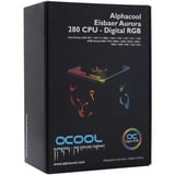 Alphacool Eisbaer Aurora 280 Processore Raffreddatore di liquidi tutto in uno 14 cm Nero 1 pz, Raffreddamento ad acqua Nero, Raffreddatore di liquidi tutto in uno, 14 cm, 71 m³/h, Nero