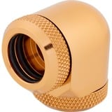 Corsair CX-9052016-WW parte e accessorio del sistema di raffreddamento del computer Guarnizione, Connessione oro, Guarnizione, Ottone, Oro, 1/4", 90°, 1,4 cm