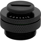 Corsair CX-9055018-WW parte e accessorio del sistema di raffreddamento del computer Guarnizione, Tappo Nero, Guarnizione, Ottone, Nero, 1/4", Liquido