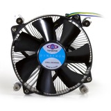 Dynatron K5 Processore Raffreddatore d'aria 9,2 cm Alluminio, Nero 1 pz, raffreddamento CPU  Raffreddatore d'aria, 9,2 cm, 1000 Giri/min, 2500 Giri/min, 29,85 dB, 46,96 pdc/min